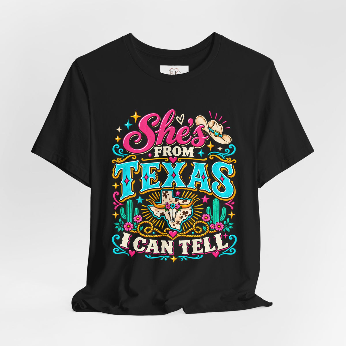 She’s From Texas Graphic Tee – Western Cowgirl Shirt