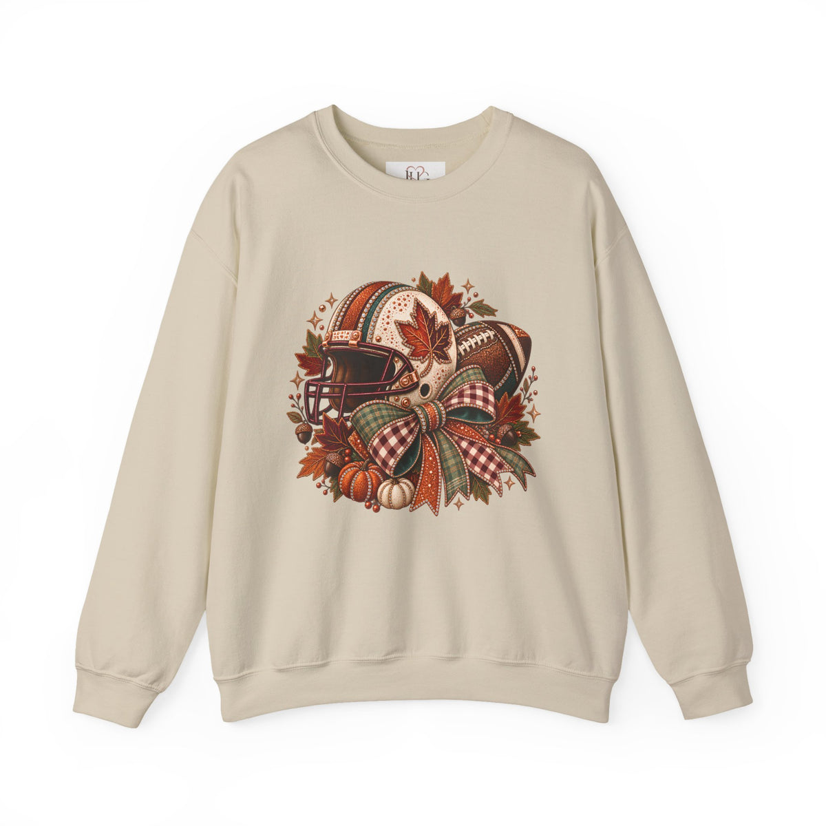 Fall Football Game Day Sweatshirt | Autumn Pumpkin Crewneck | Thanksgiving Football Shirt