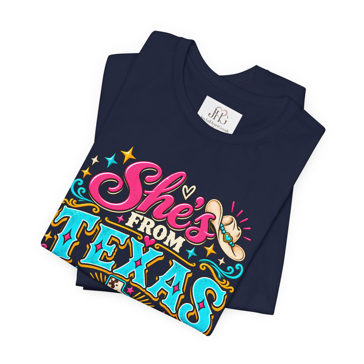 She’s From Texas Graphic Tee – Western Cowgirl Shirt