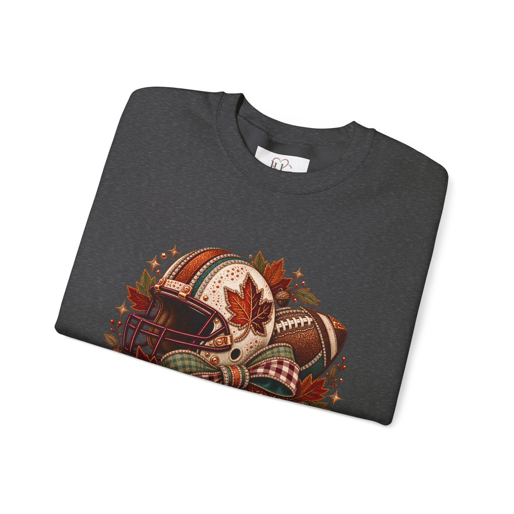 Fall Football Game Day Sweatshirt | Autumn Pumpkin Crewneck | Thanksgiving Football Shirt
