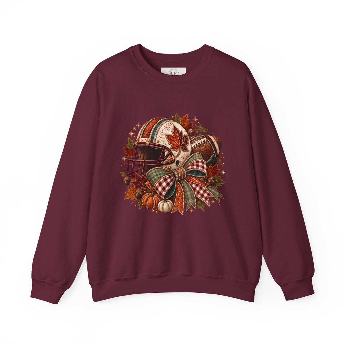 Fall Football Game Day Sweatshirt | Autumn Pumpkin Crewneck | Thanksgiving Football Shirt