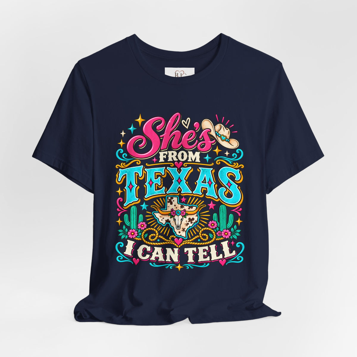 She’s From Texas Graphic Tee – Western Cowgirl Shirt