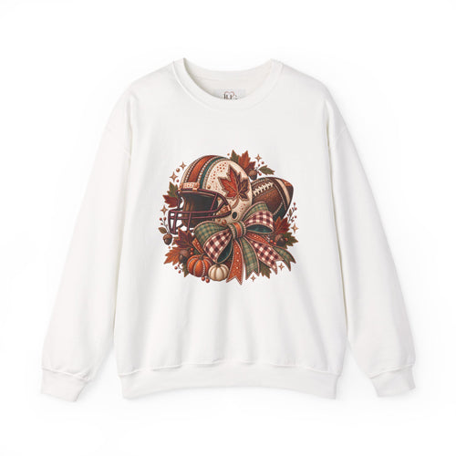 Fall Football Game Day Sweatshirt | Autumn Pumpkin Crewneck | Thanksgiving Football Shirt