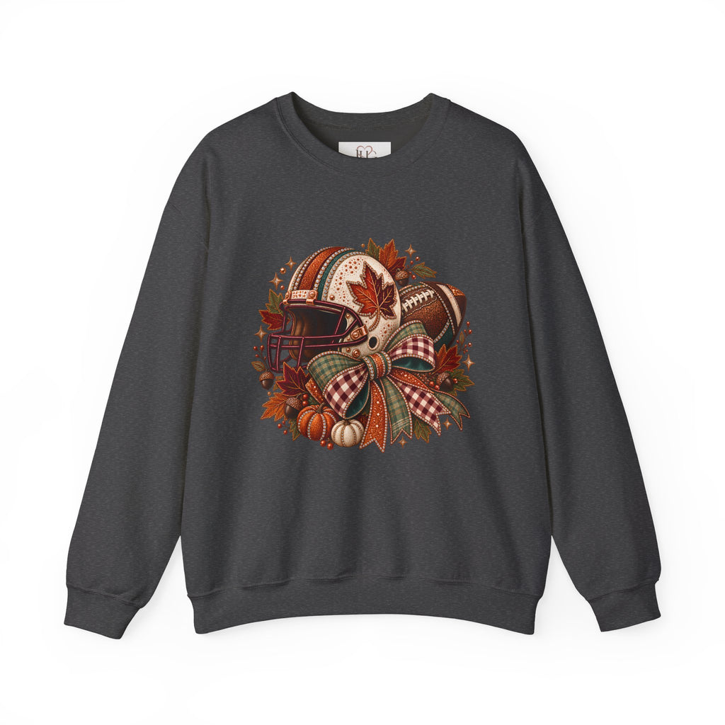Fall Football Game Day Sweatshirt | Autumn Pumpkin Crewneck | Thanksgiving Football Shirt
