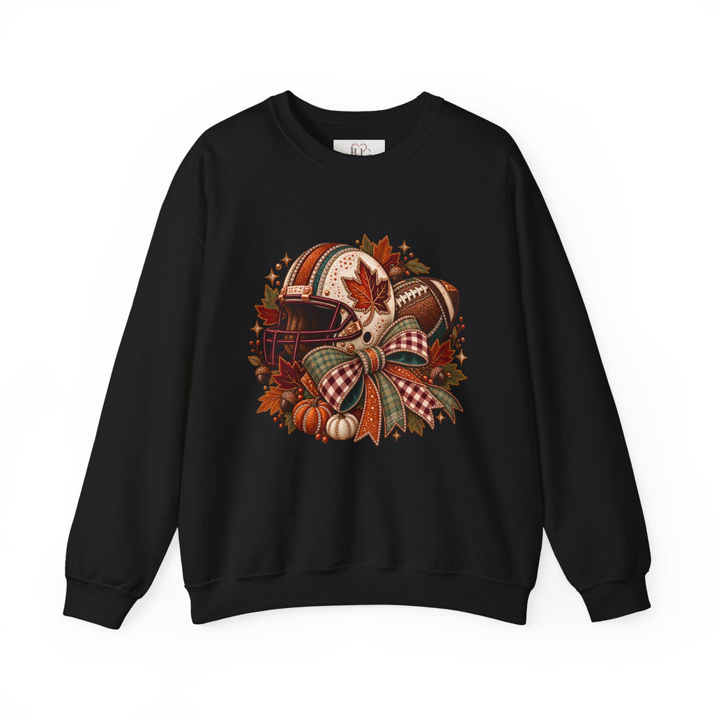 Fall Football Game Day Sweatshirt | Autumn Pumpkin Crewneck | Thanksgiving Football Shirt