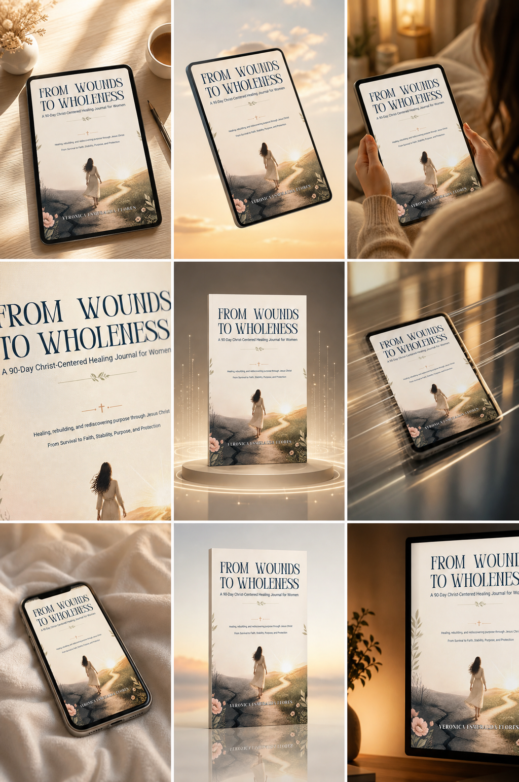From Wounds to Wholeness | 90-Day Christ-Centered Healing Journal