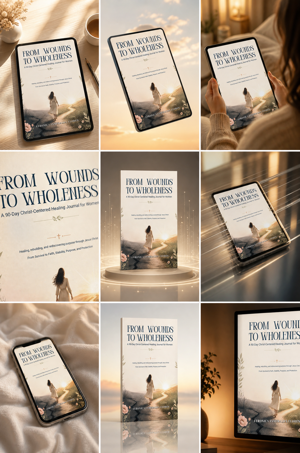 From Wounds to Wholeness | 90-Day Christ-Centered Healing Journal